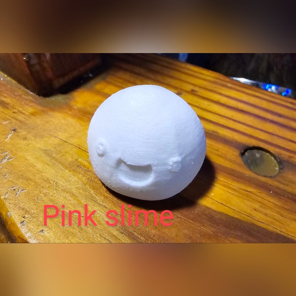 All 4 Slime Rancher Slimes! 3D printed, un-painted and sanded